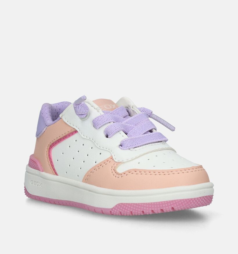 Geox Washiba Witte Sneakers voor meisjes (339646)