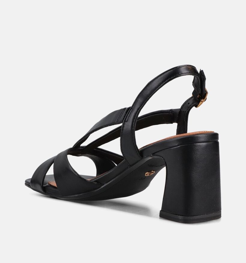 Tamaris Zwarte Sandalen op hak voor dames (371751)