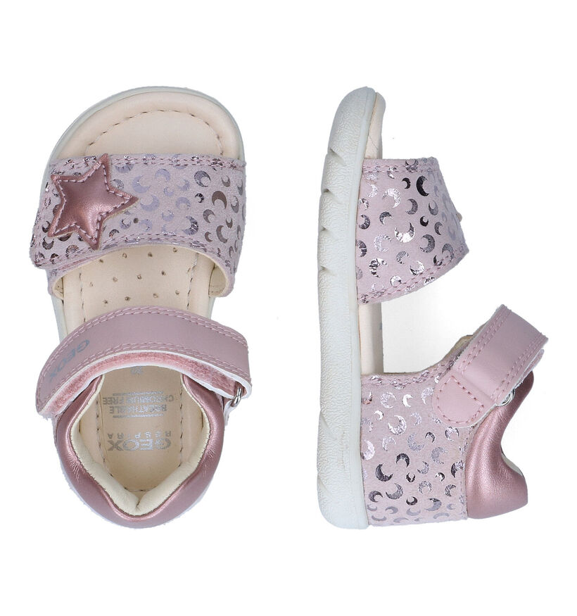 Geox Alul Sandales en Rose en cuir (303786)