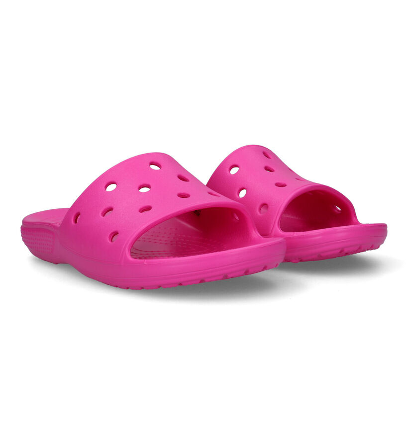 Crocs Classic Fuchsia Slippers voor dames (322208)