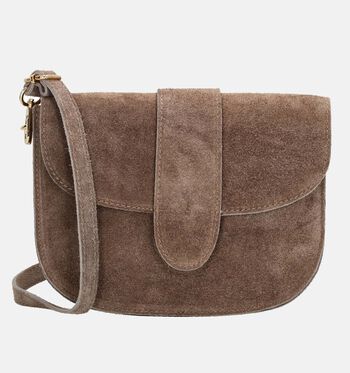 Charm London Sacs porté croisé Marron/Taupe/Bleu