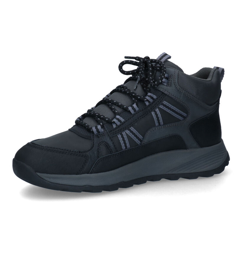 Geox Terrestre Chaussures de randonnée en Bleu en simili cuir (313677)