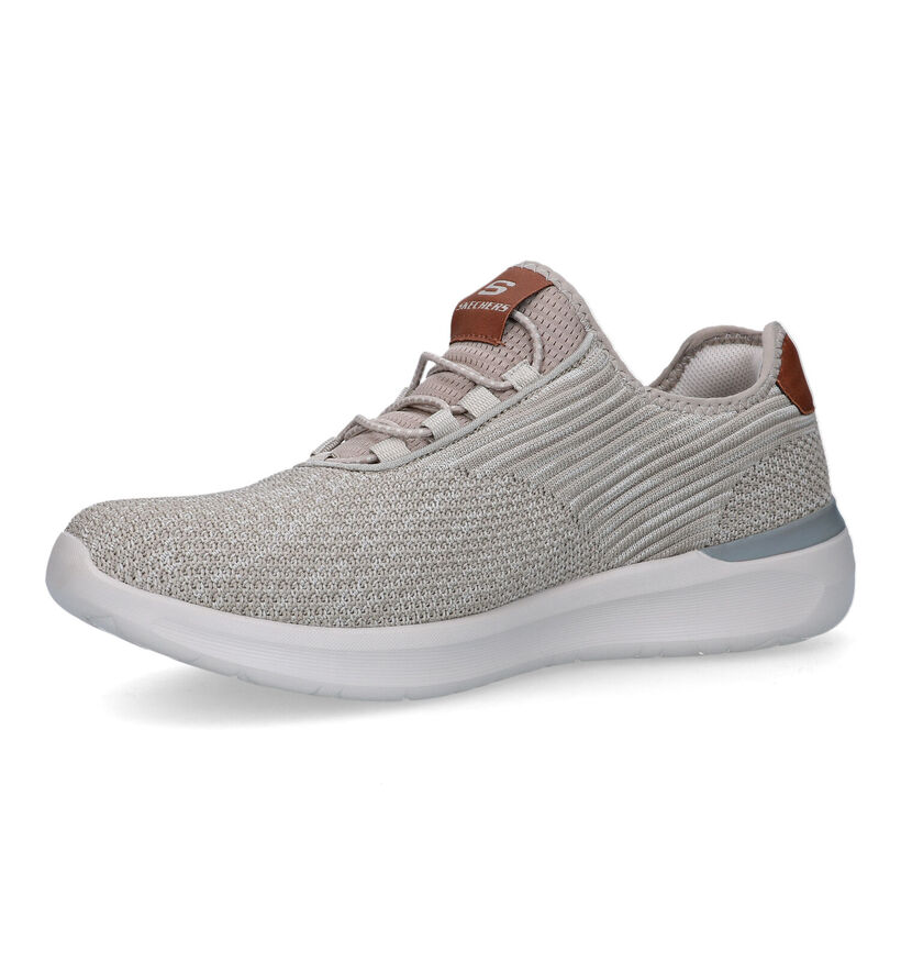 Skechers Lattimore Coringa Taupe Slip-on sneakers voor heren (351871)