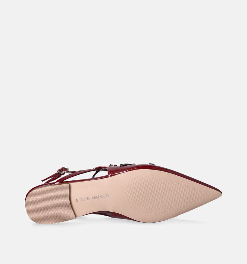 Steve Madden Cianna Bordeaux Slingback ballerina's voor dames (357612)