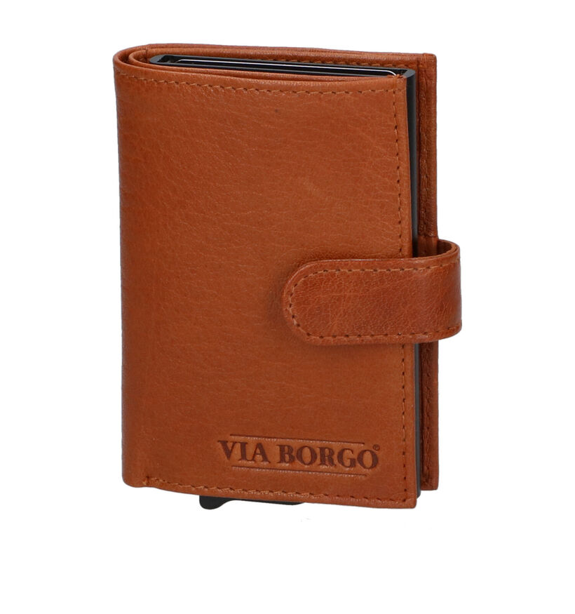 Via Borgo Porte-cartes & Ceinture en Cognac pour hommes (306807)