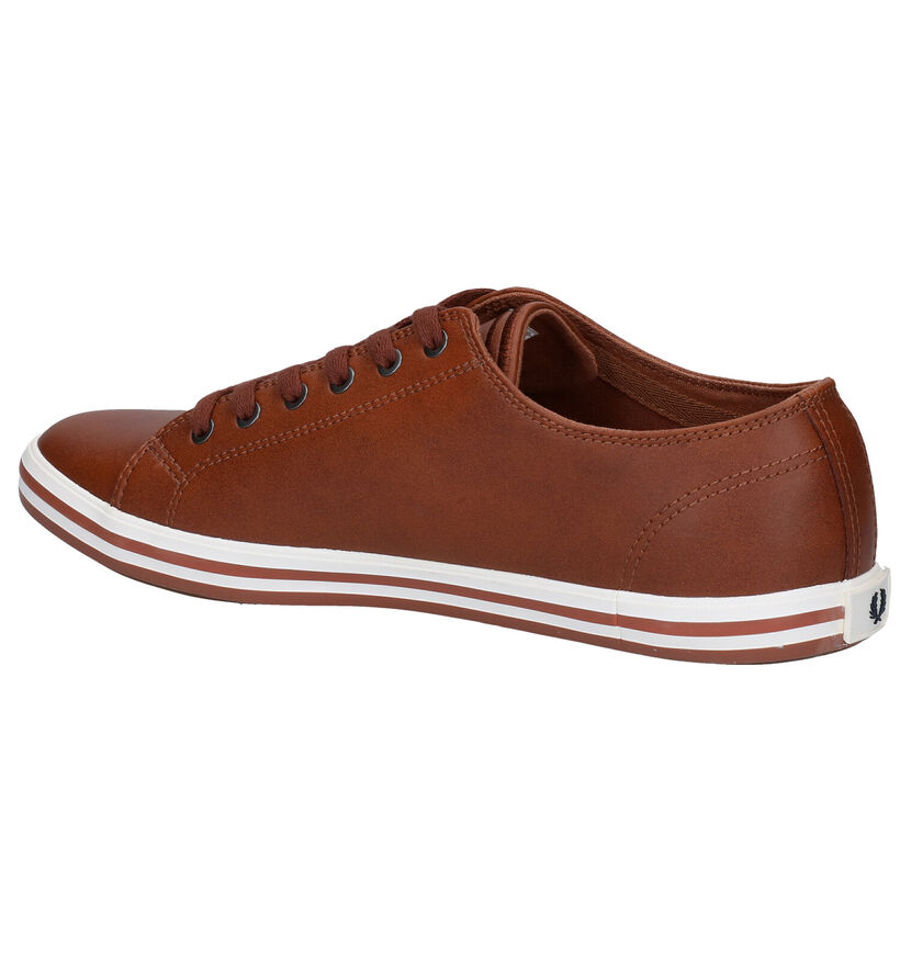 Fred Perry Blauwe Sneakers in leer (285351)