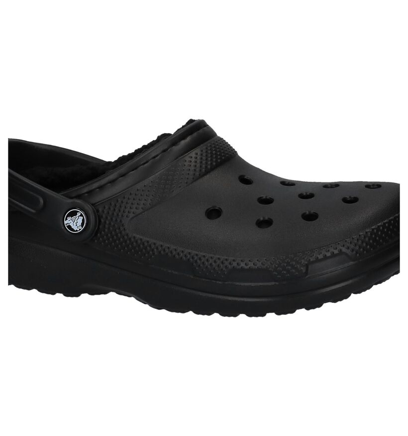 Crocs Classic Lined Zwarte Slippers voor heren (329656)