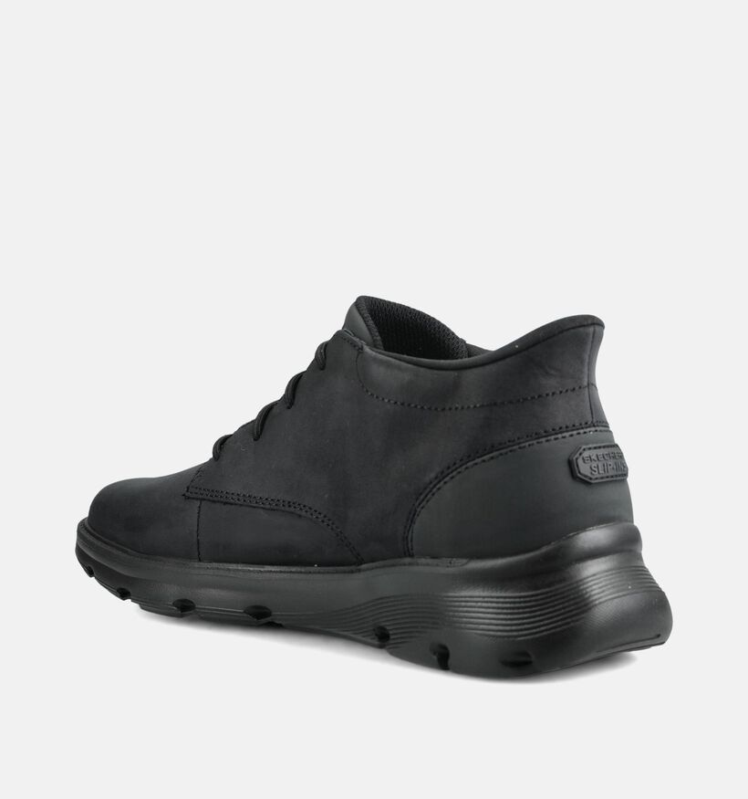 Skechers Arch Fit Garza Ridley Zwarte Geklede Schoenen voor heren (376891) - geschikt voor steunzolen