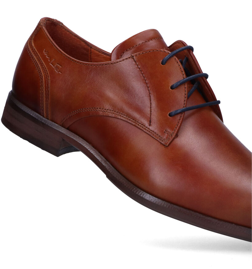 Van Lier Erasmo Chaussures classiques en Cognac en cuir (322507)