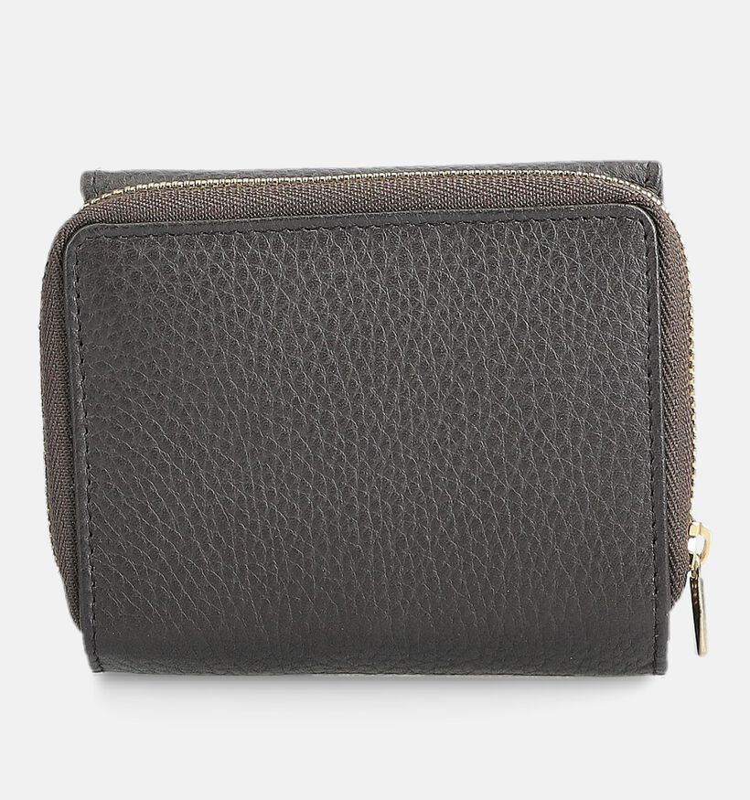 Crinkles Porte-monnaies zipp&eacute; en Marron pour femmes (381772)