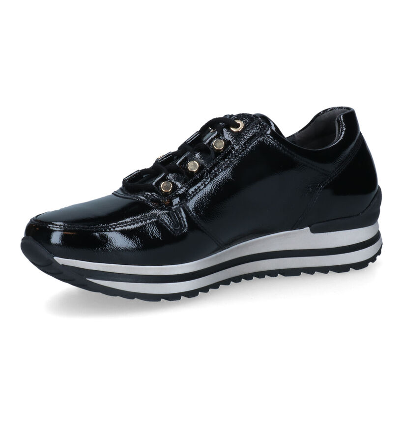 Gabor OptiFit Zwarte Sneakers voor dames (315135) - geschikt voor steunzolen