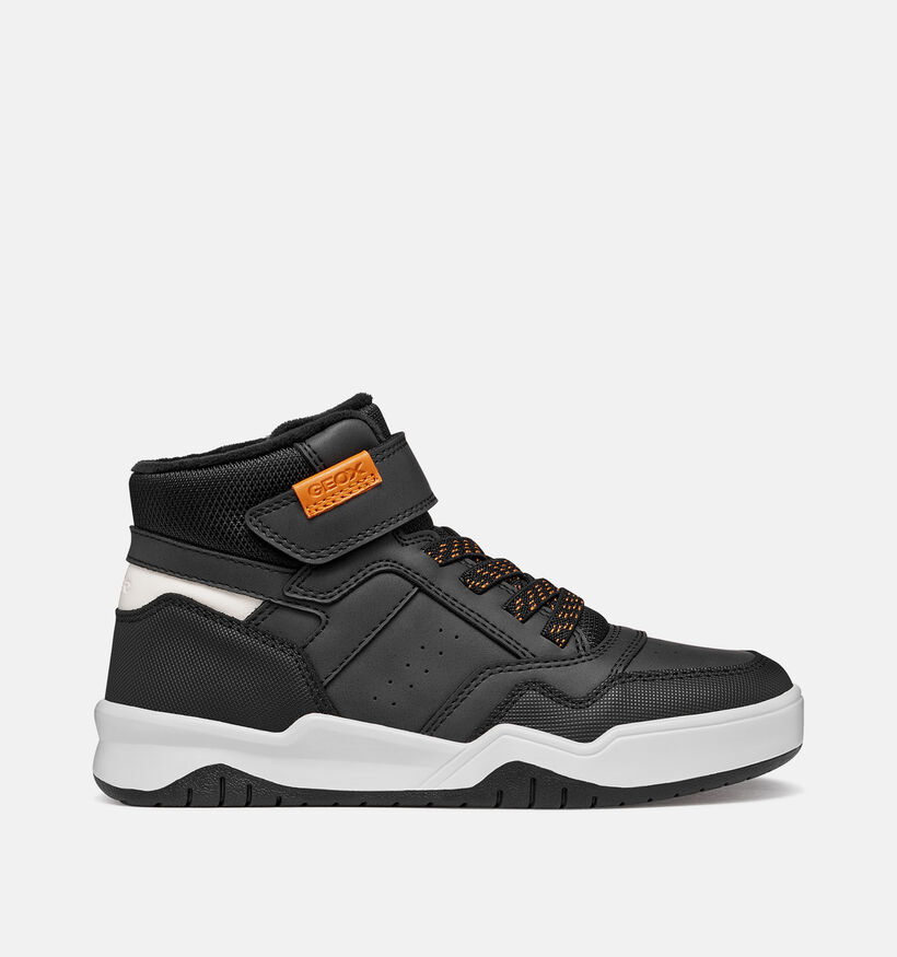 Geox Perth Boy Zwarte Sneakers voor jongens (377750) - geschikt voor steunzolen
