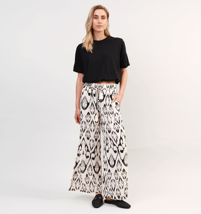 Vero Moda Penny Zwarte Cropped T-shirt voor dames (358791)