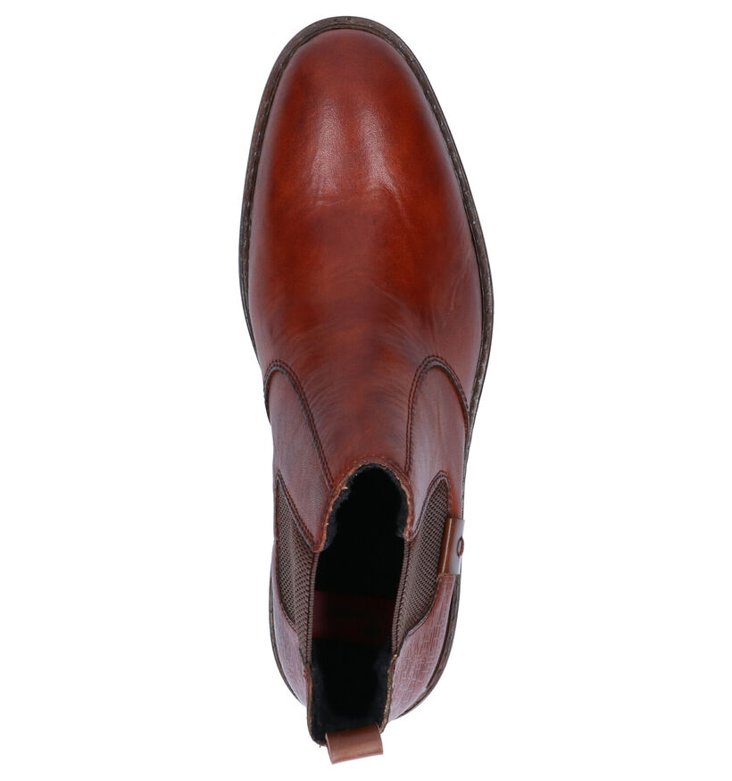 Rieker Chelsea Bottines en Cognac en cuir (262167)
