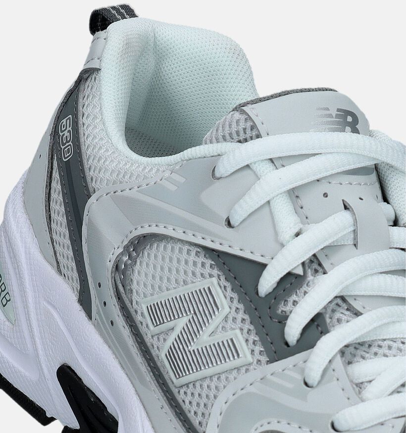 New Balance 530 Witte/Gele Sneakers voor meisjes (366640) - geschikt voor steunzolen