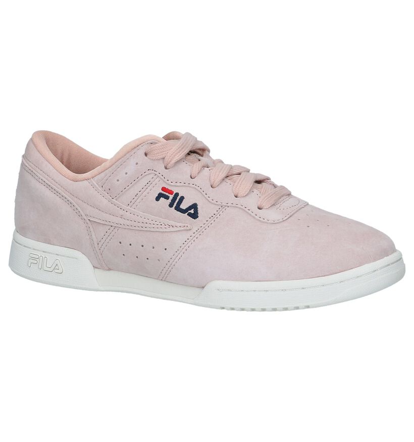 Fila Original Fitness Licht Roze Sneakers in daim (226995)