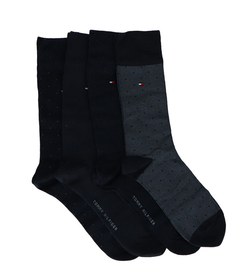 Tommy Hilfiger Chaussettes en Bleu foncé - 4 paires pour hommes (256696)