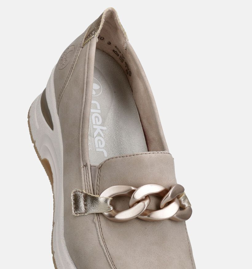 Rieker Loafers en Beige pour femmes (367718) - pour semelles orthop&eacute;diques
