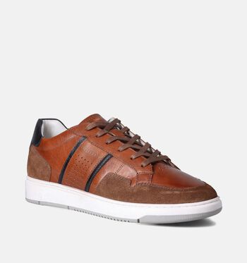 Cycleur de Luxe Chaussures plates Cognac