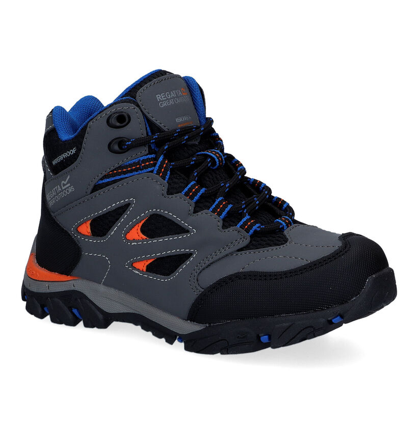 Regatta Holcombe Chaussures de randonnée en Bleu pour filles, garçons (345223) - pour semelles orthopédiques