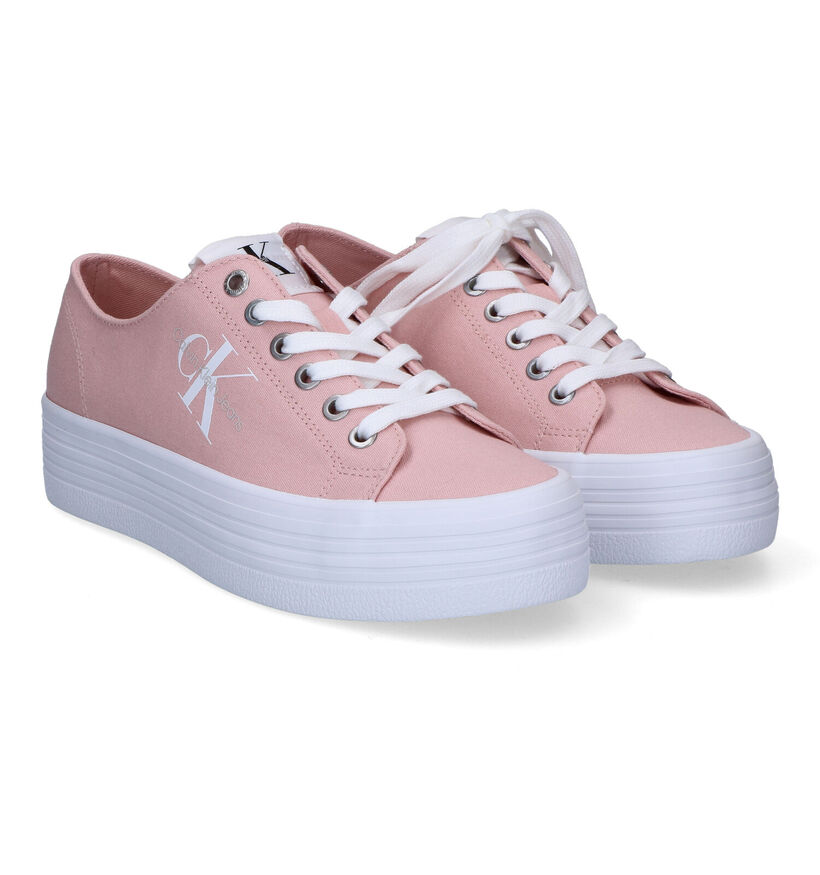 Calvin Klein Vulcanized Roze Sneakers voor dames (304056) - geschikt voor steunzolen