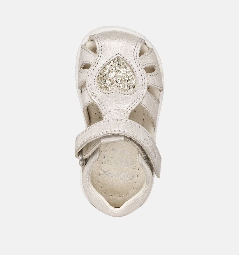 Geox B Macchia Gir Sandales pour b&eacute;b&eacute; en Beige pour filles (368875)