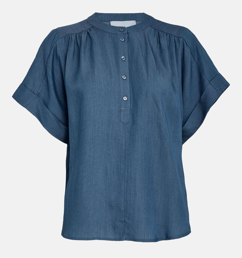 Minus Mirja Donkerblauwe Blouse voor dames (371805)