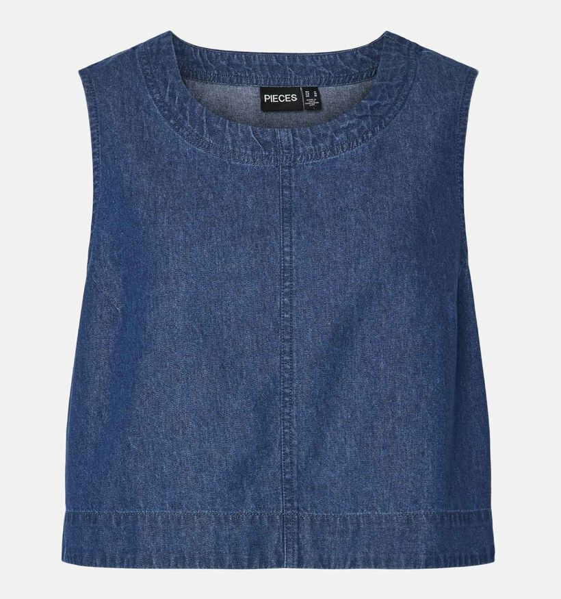 Pieces Tenim Blauw Jeans Topje voor dames (357401)