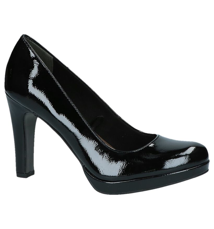 Tamaris Escarpins classique en Noir en cuir verni (222158)