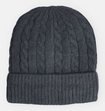 Laurent David Bonnets Noir/Gris