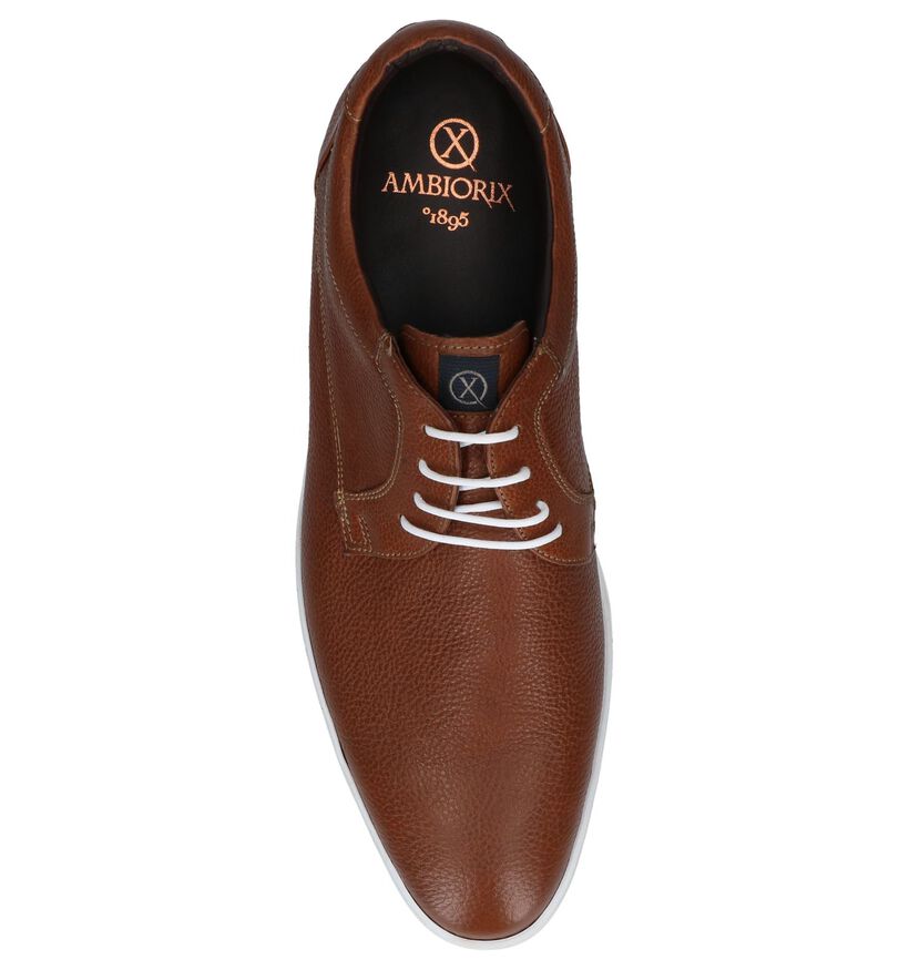 Ambiorix Chaussures basses en Cognac en cuir (240448)