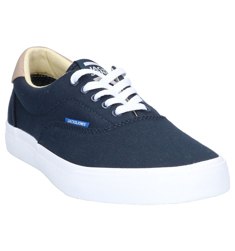 Jack & Jones Mork Canvas Chaussures à lacets en Blanc en textile (269163)