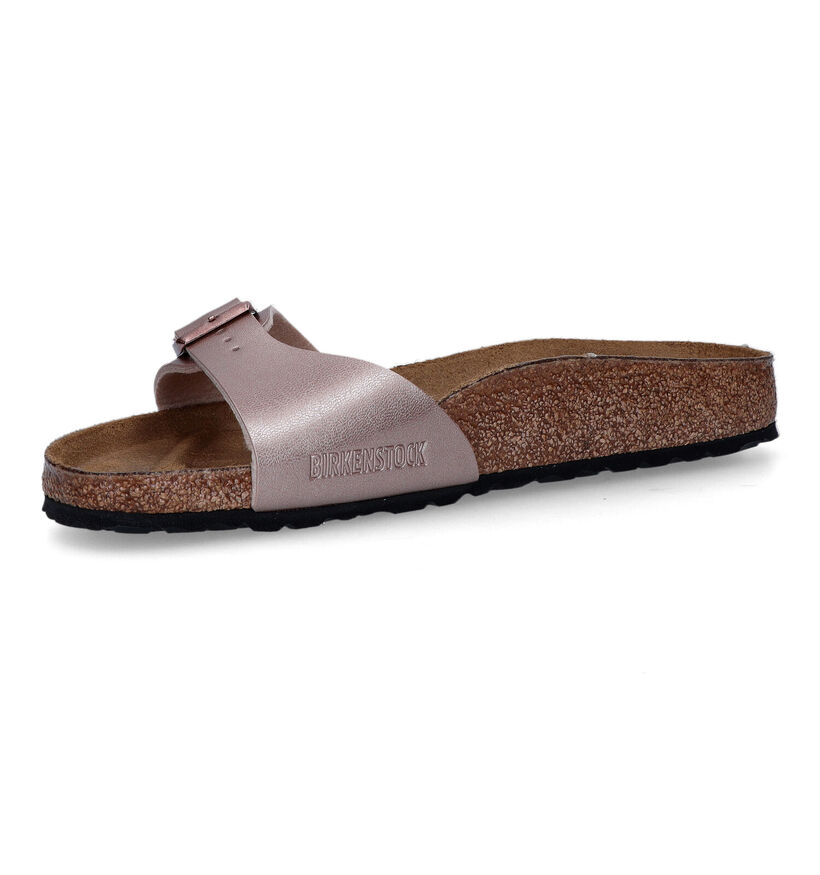 Birkenstock Madrid Birko-Flor Witte Slippers voor dames (338044)