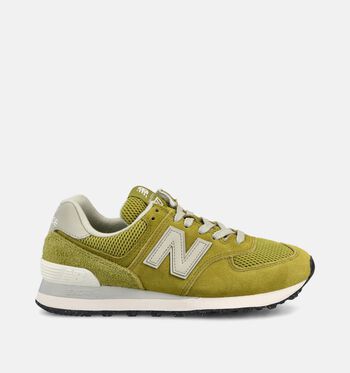 New Balance 574 Low Baskets Beige/Medusa Green