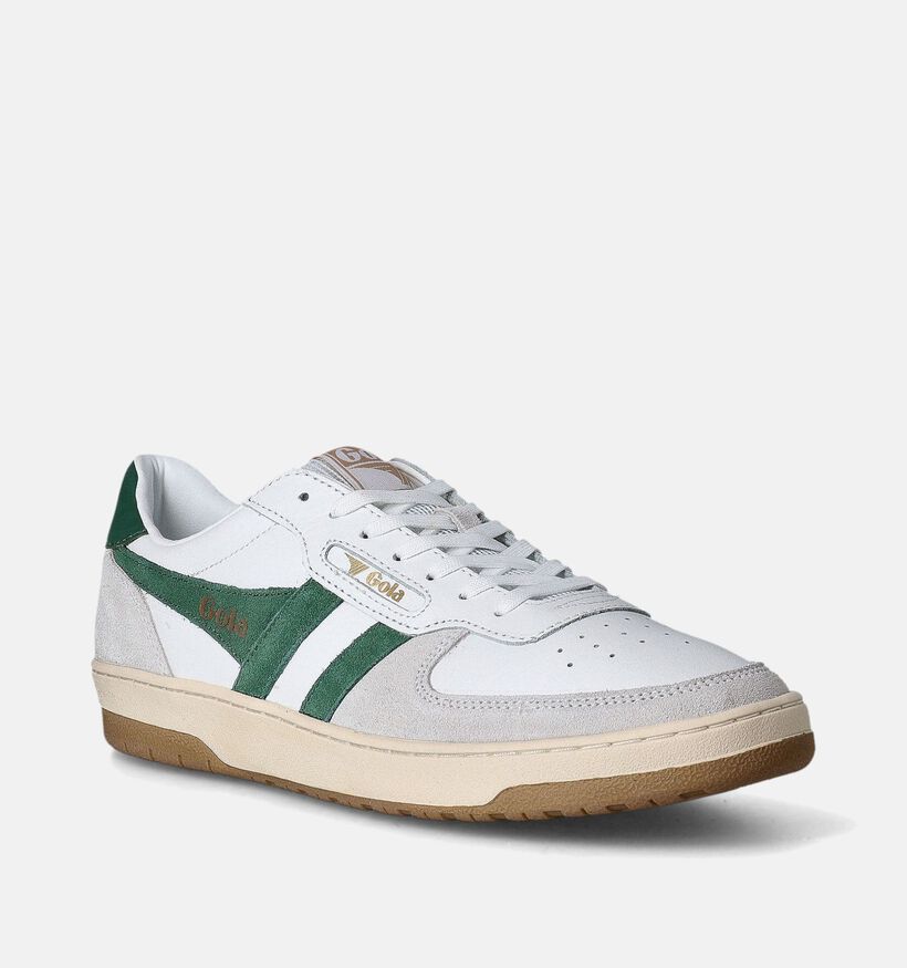 Gola Hawk CLB336 Baskets en Blanc pour hommes (352804) - pour semelles orthopédiques