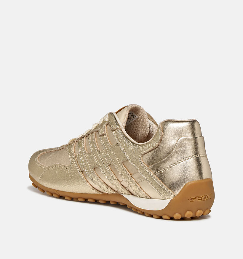 Geox Baskets casual en Or pour femmes (368175) - pour semelles orthop&eacute;diques