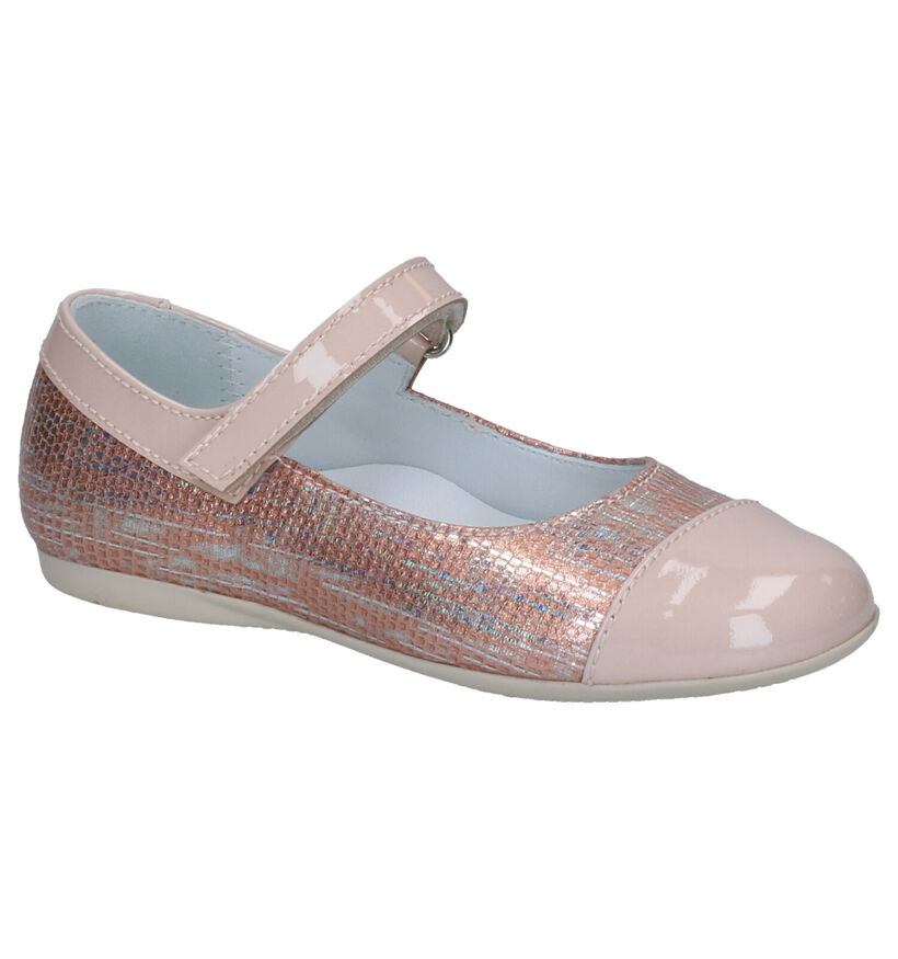 Beberlis Ballerines en Rose en cuir (271441)