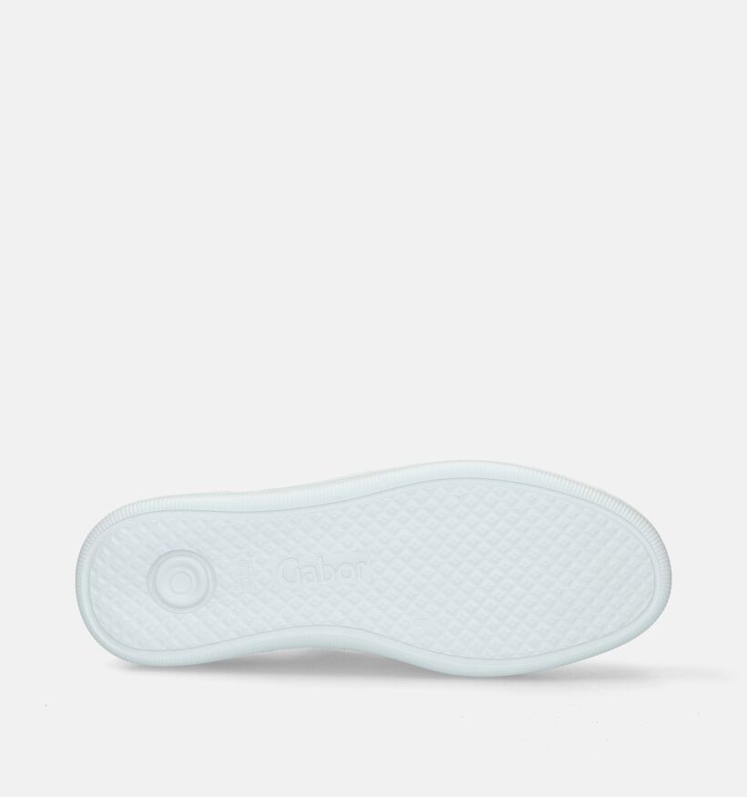 Gabor OptiFit Witte Sneakers voor dames (336151) - geschikt voor steunzolen