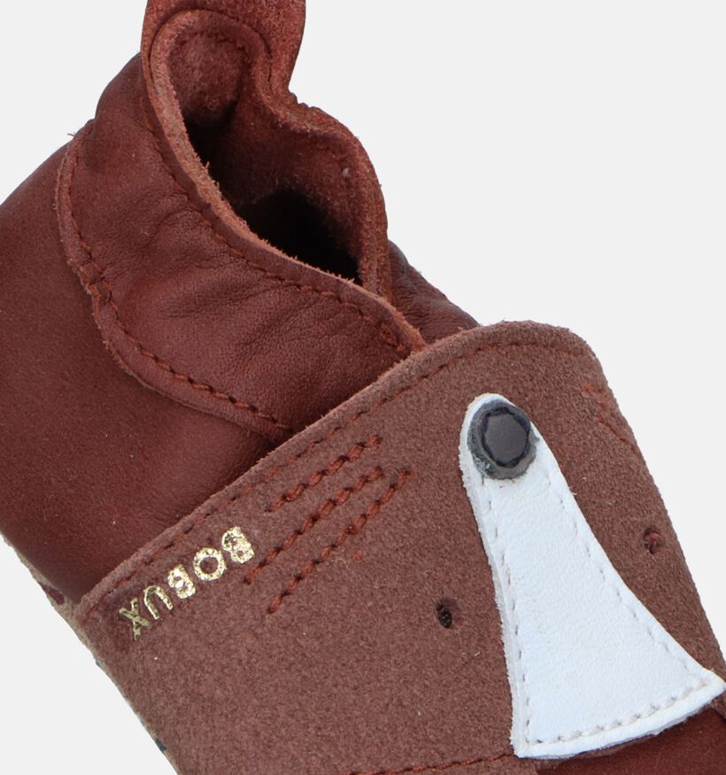 Bobux Foxy Chaussons pour bébé en Marron pour garçons (315037)