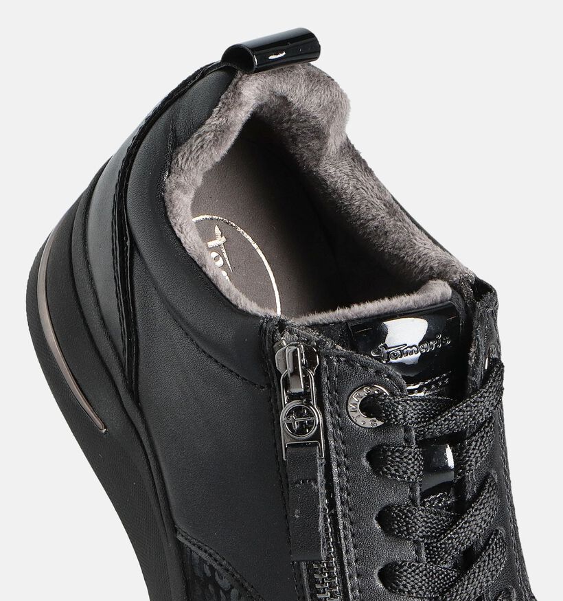 Tamaris Comfort Zwarte Sneakers voor dames (360418) - geschikt voor steunzolen