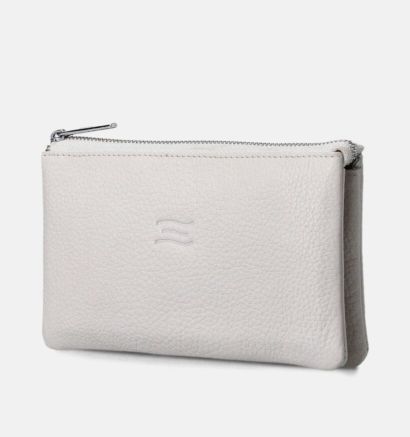 Crinkles Portefeuille en Ecru pour femmes (358109)