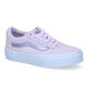Vans Ward Zwarte Sneakers in daim (293992)