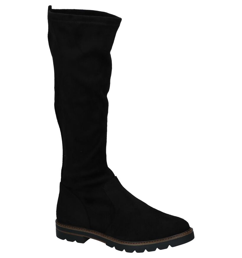 Marco Tozzi Bottes hautes en Noir en textile (226320)