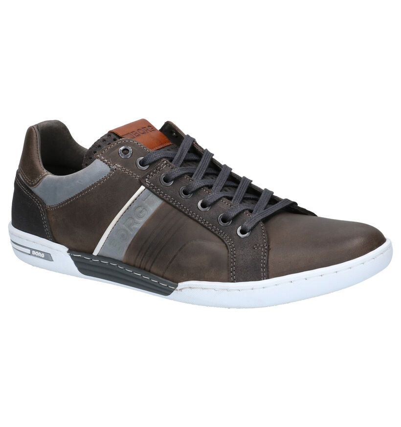 Björn Borg Coltrane Chaussures à Lacets en Cognac en cuir (266972)