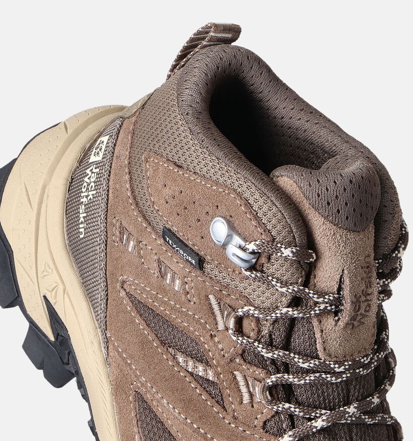 Jack Wolfskin Vojo Tour Texapore Mid Bruine Wandelschoenen voor dames (352905) - geschikt voor steunzolen
