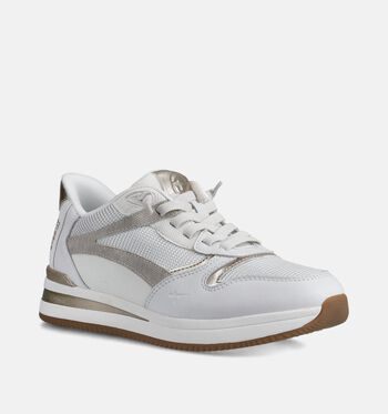 Tamaris Comfort Sneakers Wit/Beige
