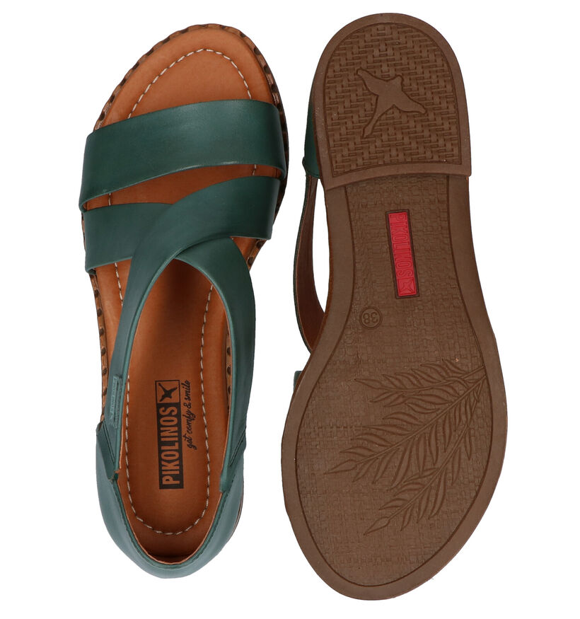 Pikolinos Algar Oranje Sandalen in leer (289249)