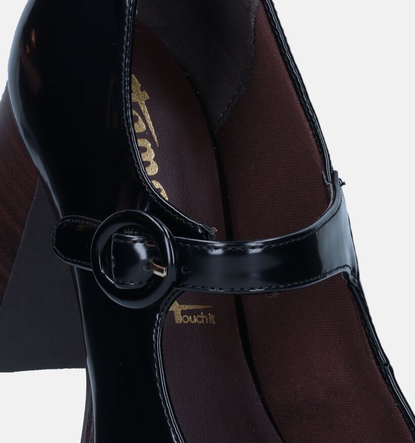 Tamaris Zwarte Pumps met riempje voor dames (344710)