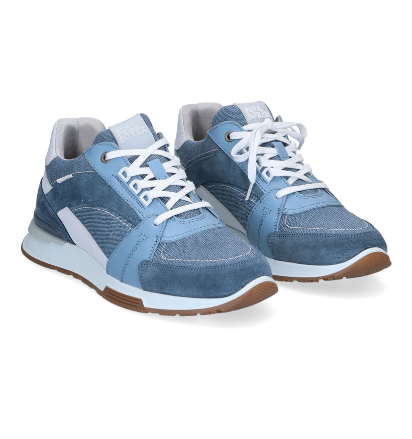 Bullboxer Chaussures plates en Bleu clair pour hommes (308628) - pour semelles orthopédiques