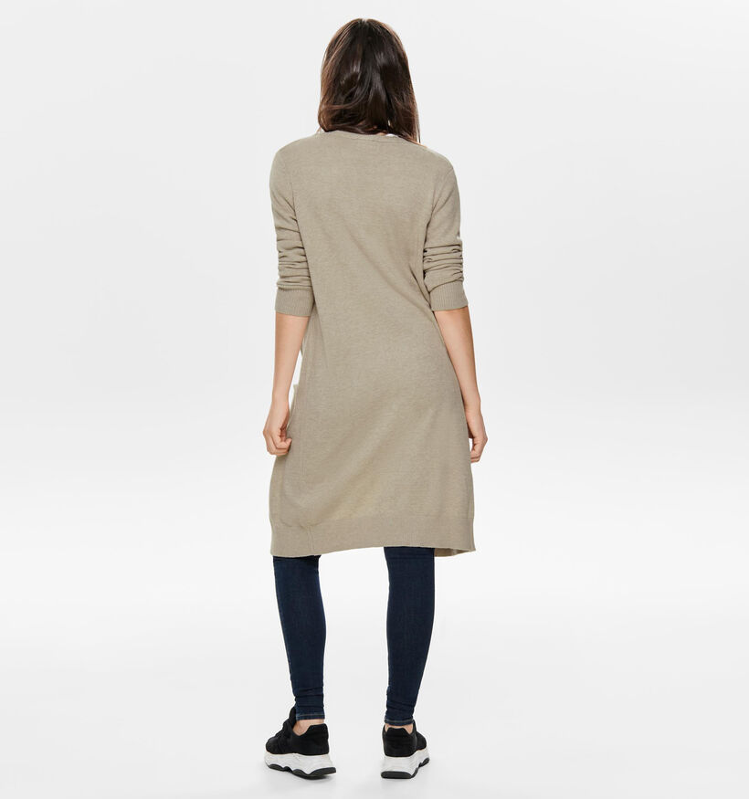 JDY Marco Cardigan knit long en Beige pour femmes (331893)